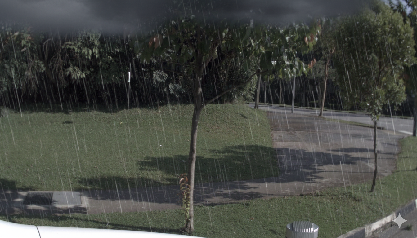 Left Camera Rain